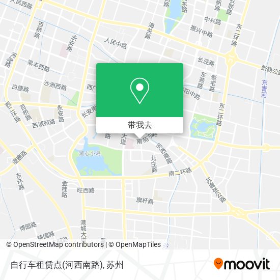 自行车租赁点(河西南路)地图