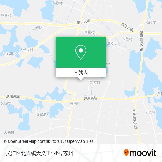 吴江区北厍镇大义工业区地图