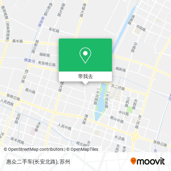 惠众二手车(长安北路)地图