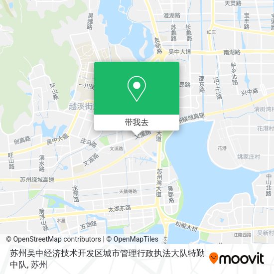 苏州吴中经济技术开发区城市管理行政执法大队特勤中队地图