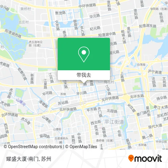 耀盛大厦-南门地图