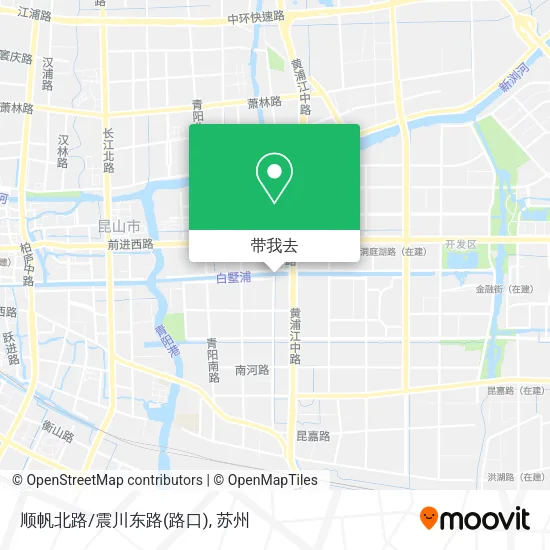 顺帆北路/震川东路(路口)地图