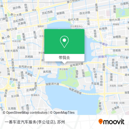 一番车道汽车服务(李公堤店)地图