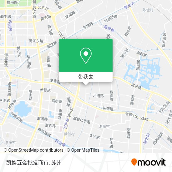 凯旋五金批发商行地图