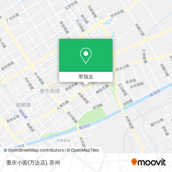 重庆小面(万达店)地图