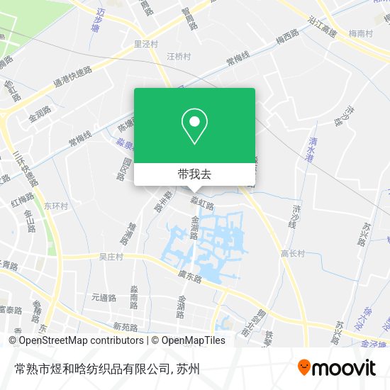 常熟市煜和晗纺织品有限公司地图