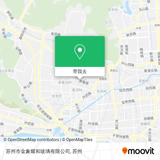 苏州市金象耀和玻璃有限公司地图