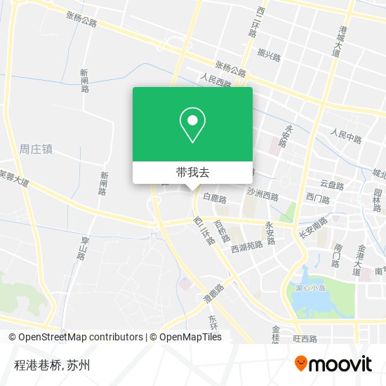 程港巷桥地图