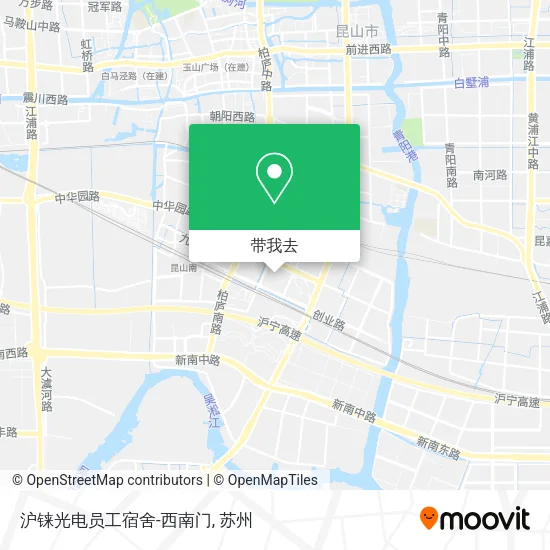 沪铼光电员工宿舍-西南门地图