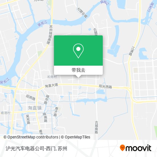 沪光汽车电器公司-西门地图