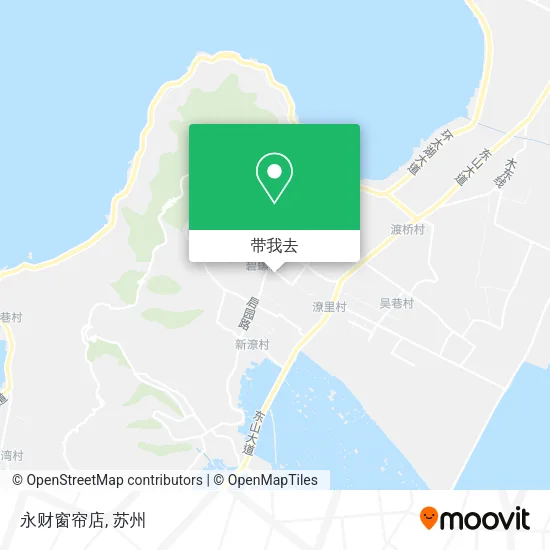 永财窗帘店地图