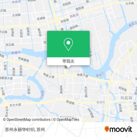 苏州永丽华针织地图