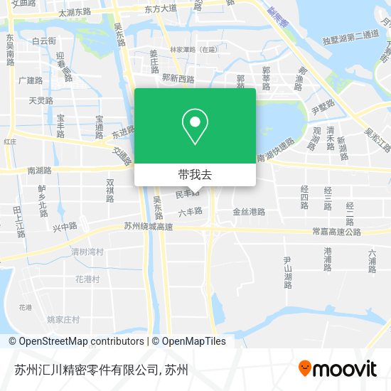 苏州汇川精密零件有限公司地图