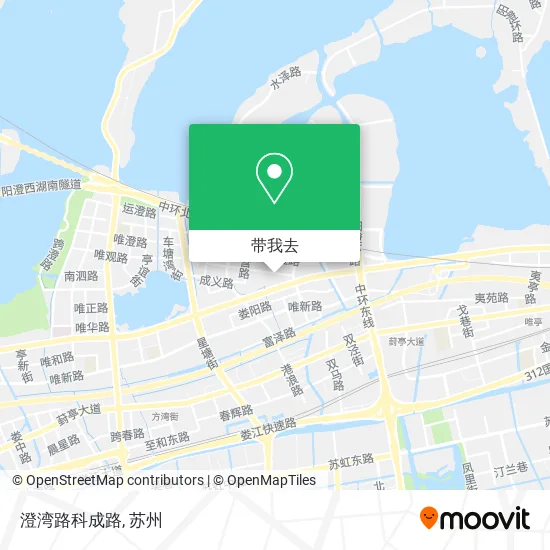 澄湾路科成路地图