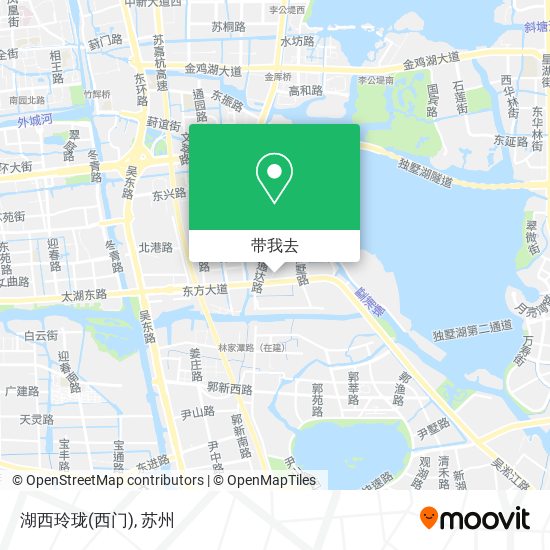 湖西玲珑(西门)地图