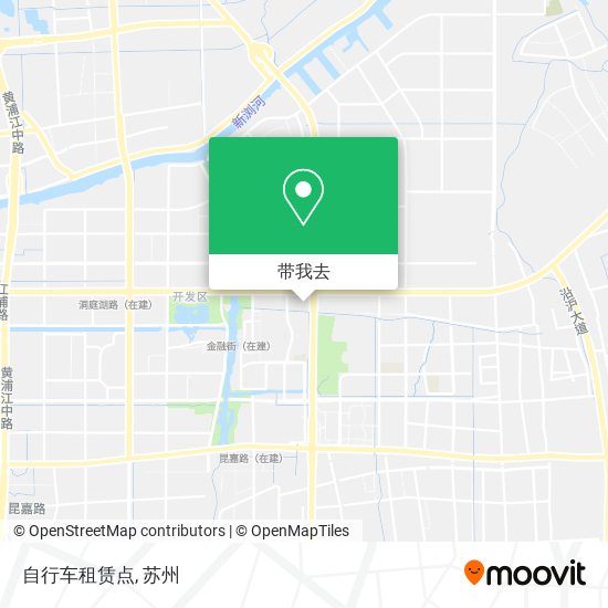 自行车租赁点地图