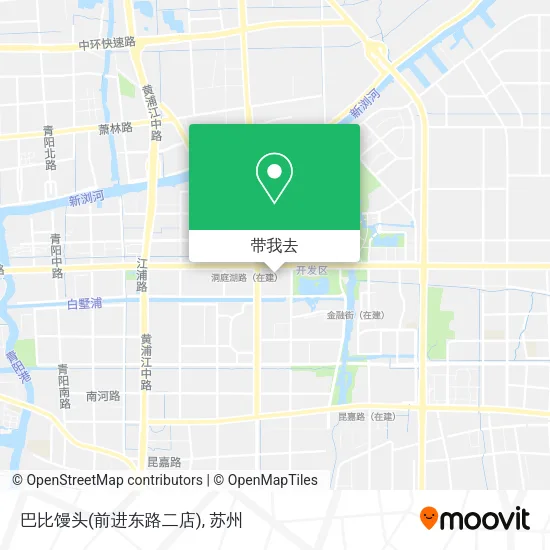 巴比馒头(前进东路二店)地图