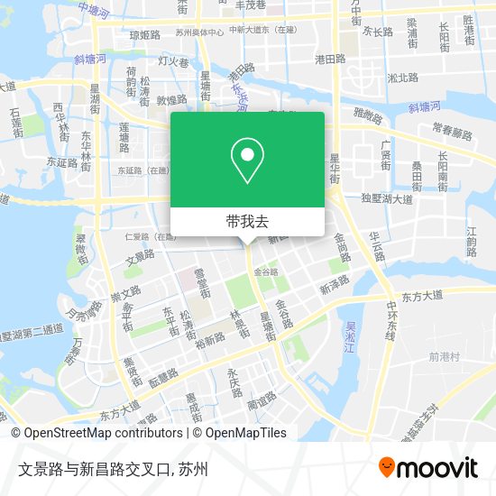 文景路与新昌路交叉口地图