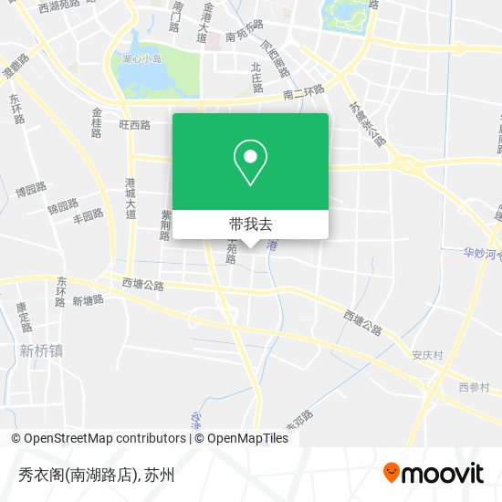 秀衣阁(南湖路店)地图