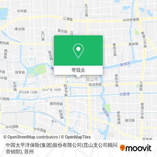 中国太平洋保险(集团)股份有限公司(昆山支公司顾问营销部)地图