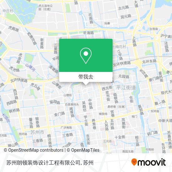 苏州朗顿装饰设计工程有限公司地图