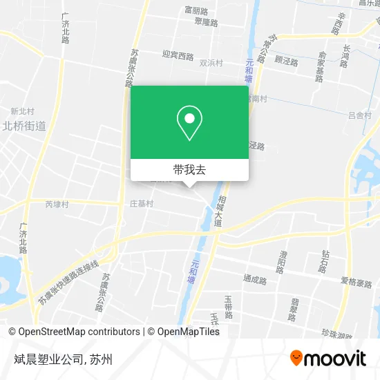 斌晨塑业公司地图
