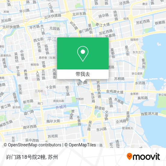 崶门路18号院2幢地图