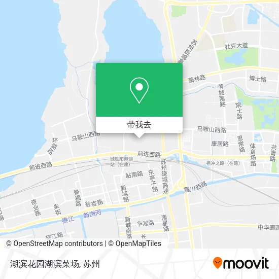 湖滨花园湖滨菜场地图