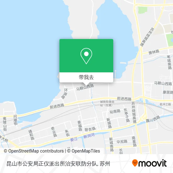昆山市公安局正仪派出所治安联防分队地图