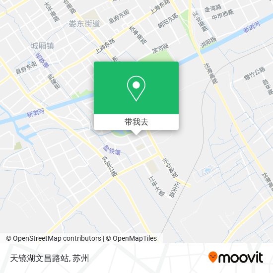 天镜湖文昌路站地图