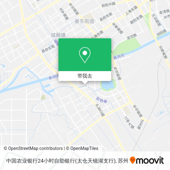 中国农业银行24小时自助银行(太仓天镜湖支行)地图