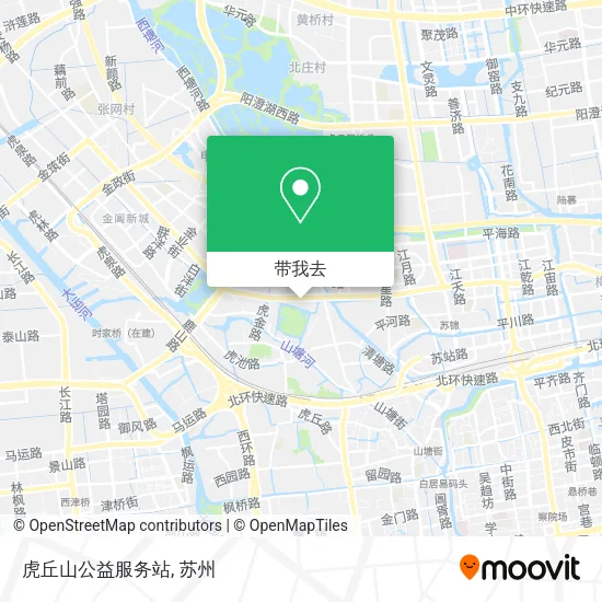 虎丘山公益服务站地图