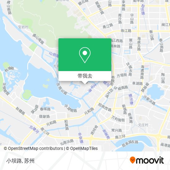 小坝路地图