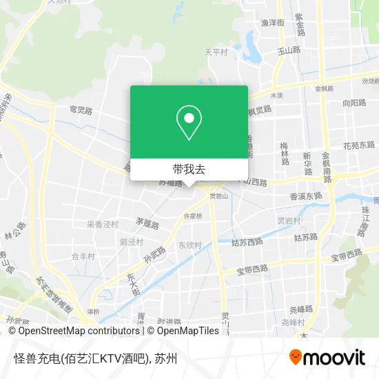 怪兽充电(佰艺汇KTV酒吧)地图