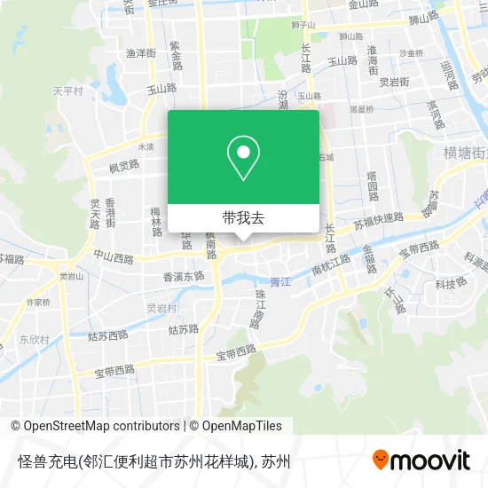 怪兽充电(邻汇便利超市苏州花样城)地图