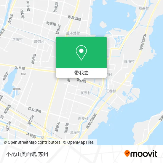 小昆山奥面馆地图