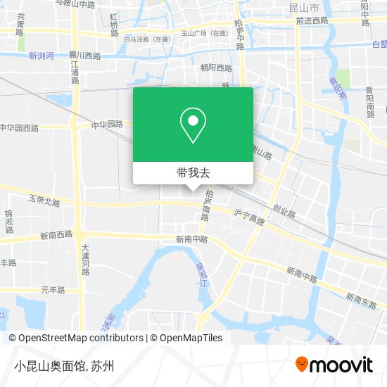 小昆山奥面馆地图