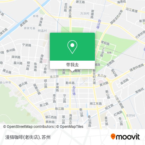 漫猫咖啡(老街店)地图
