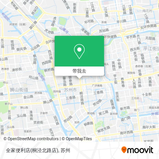 全家便利店(桐泾北路店)地图