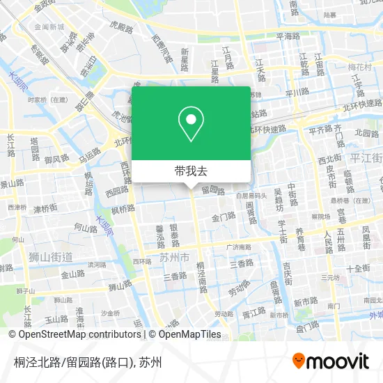 桐泾北路/留园路(路口)地图