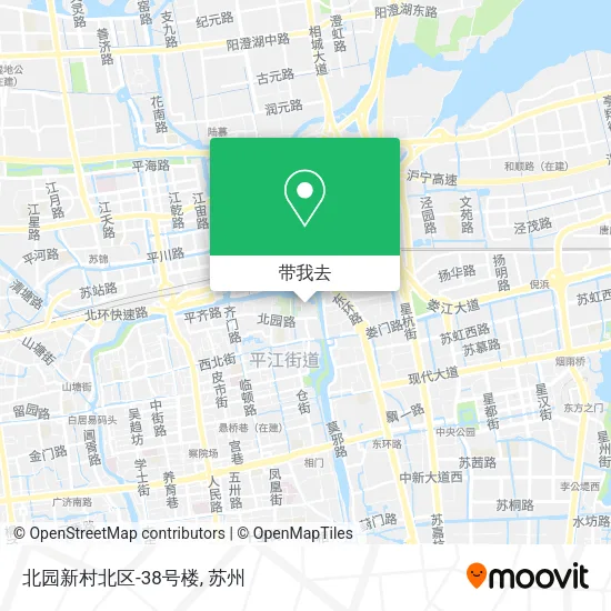 北园新村北区-38号楼地图