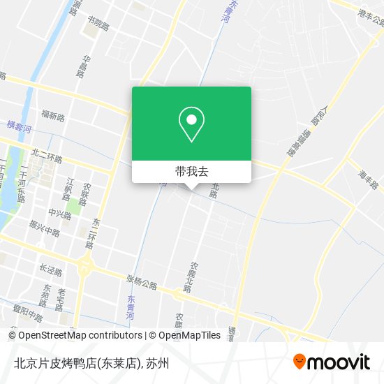 北京片皮烤鸭店(东莱店)地图