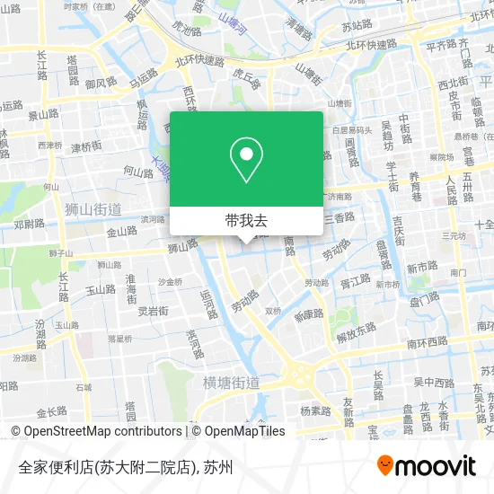 全家便利店(苏大附二院店)地图