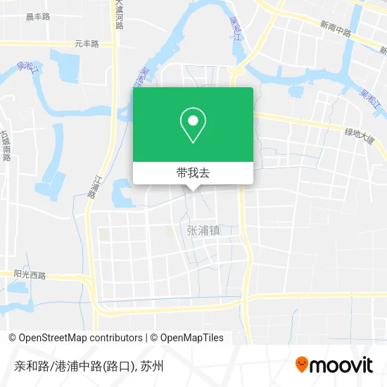亲和路/港浦中路(路口)地图