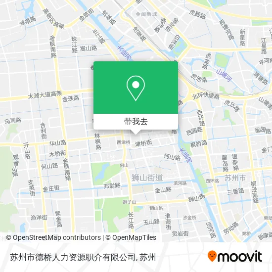 苏州市德桥人力资源职介有限公司地图