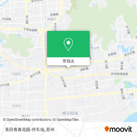 美田青春花园-停车场地图