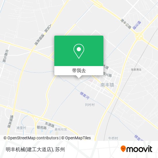 明丰机械(建工大道店)地图