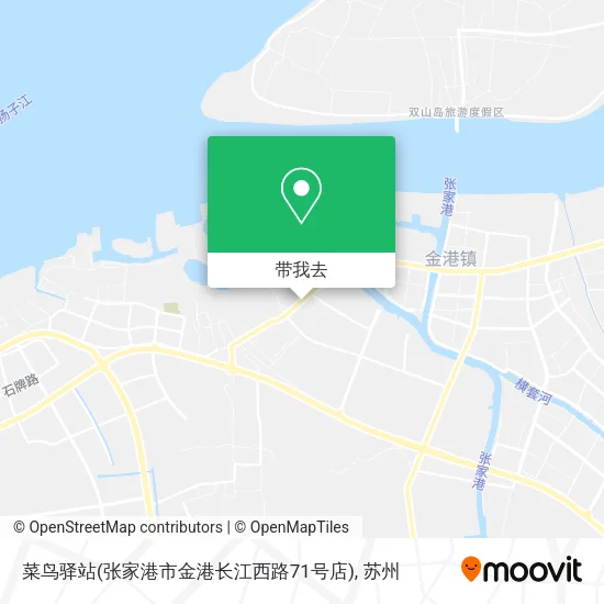 菜鸟驿站(张家港市金港长江西路71号店)地图