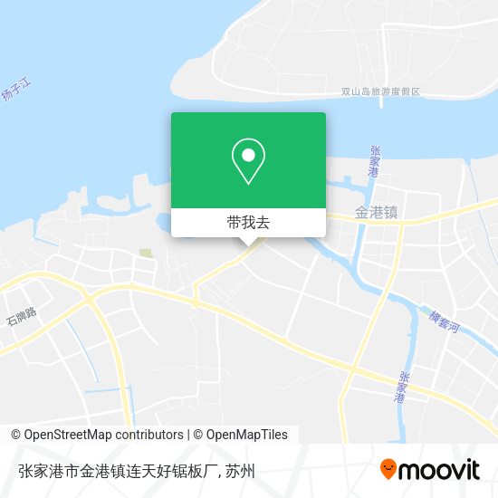 张家港市金港镇连天好锯板厂地图