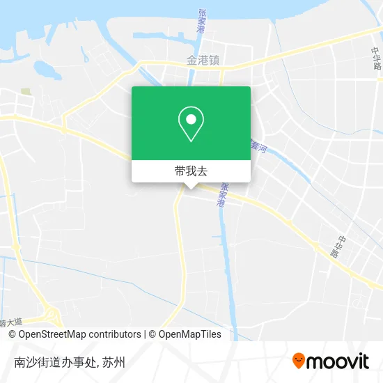 南沙街道办事处地图